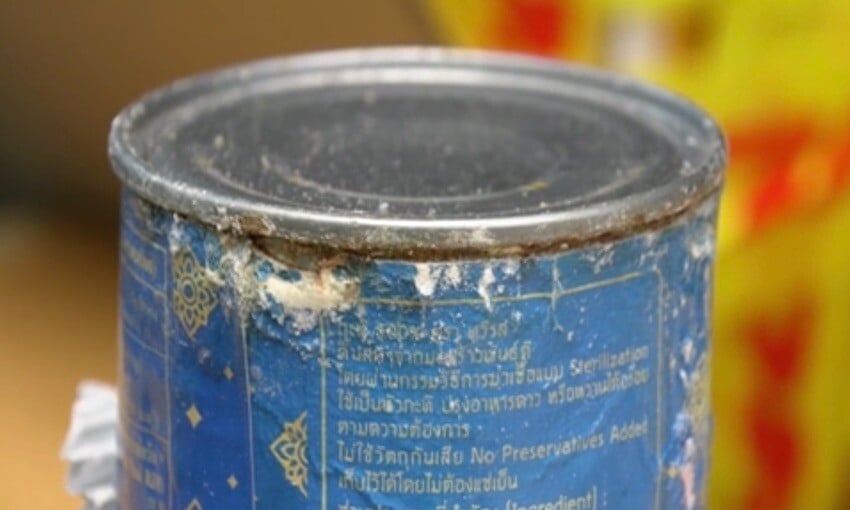 Two arrested and meth in cans of coconut milk seized