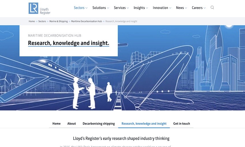 Lloyd’s Register launches dedicated decarbonisation hub
