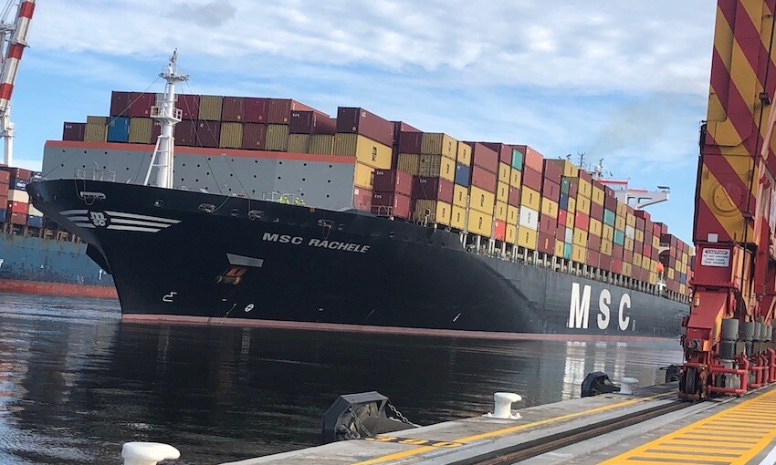 MSC Rachele breaks record in Melbourne