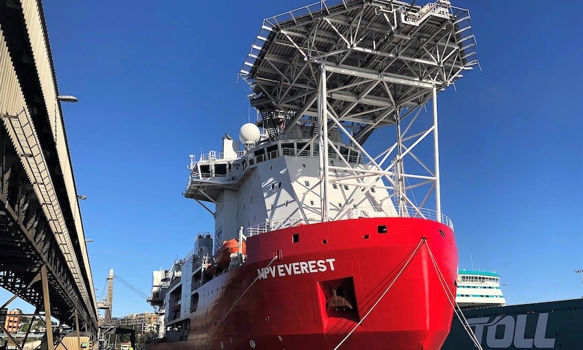 Antarctic shipping season arrives with ice-class vessel