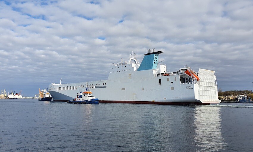 SeaRoad’s MV Liekut departs for Australia