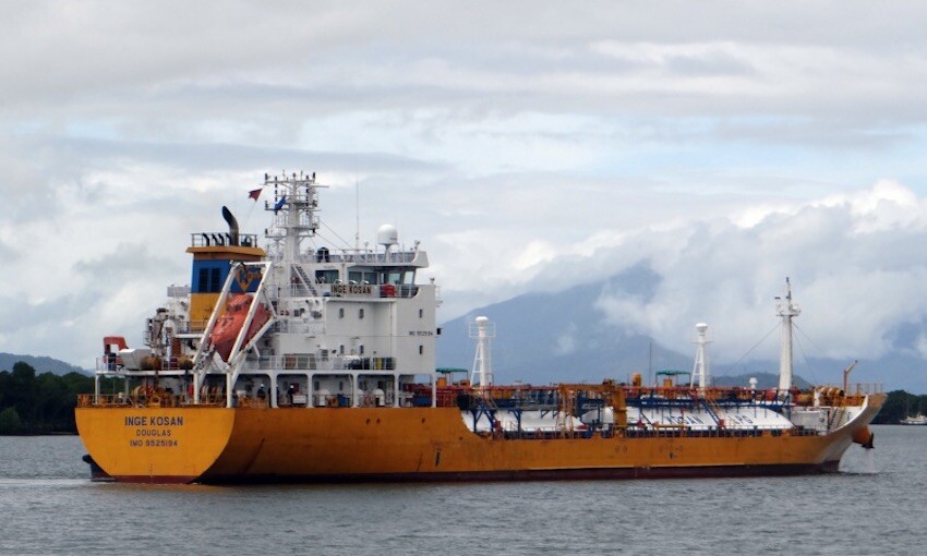 Inge Kosan cleared to dock at Brisbane