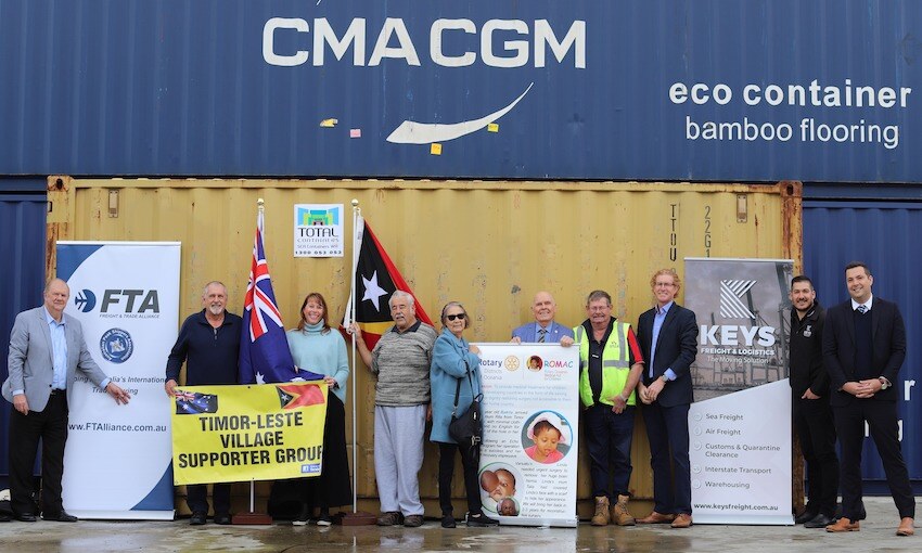 Maritime industry supports East Timorese community