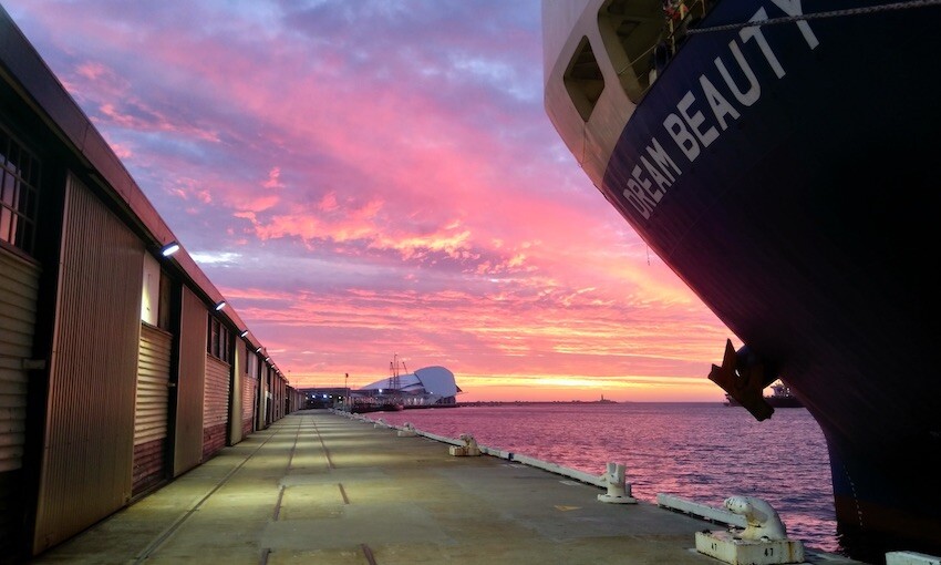 Highest number of containers ever handled at Fremantle Port