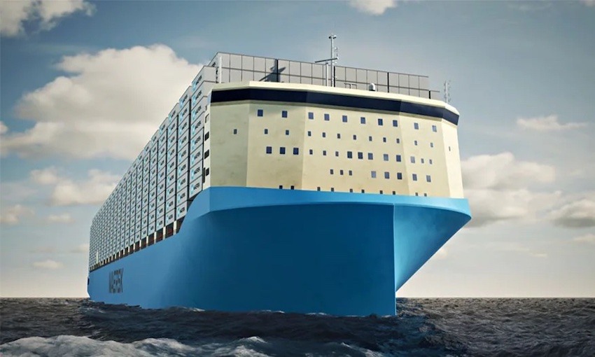 Design unveiled for Maersk methanol vessels