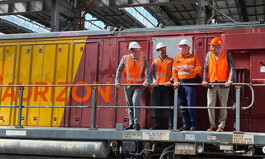Work begins on Aurizon's zero-emissions freight locomotive