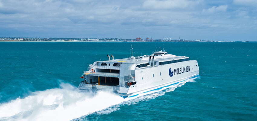 Austal delivers fast ro-pax cat