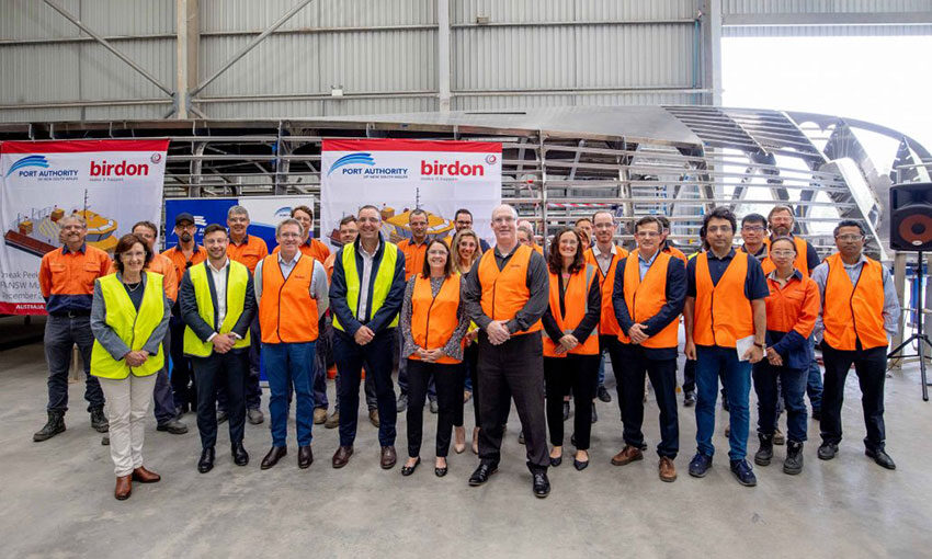 A look at PANSW’s new multi-purpose vessel at Birdon’s shipyard