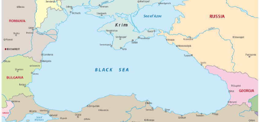 Livestock carrier overturns in Black Sea