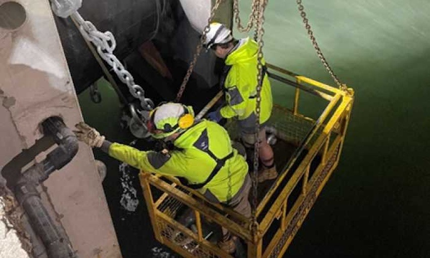 Berth strengthening project concludes at Burnie