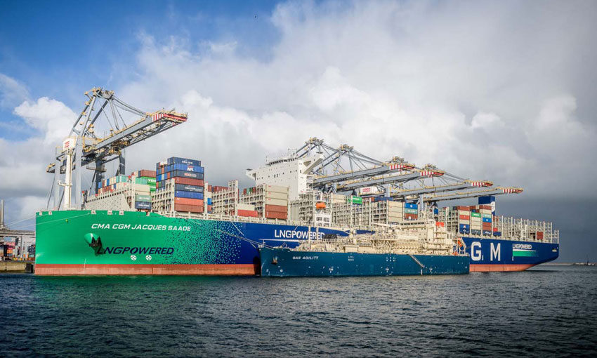 Shipping giant launches low-carbon solution using biomethane