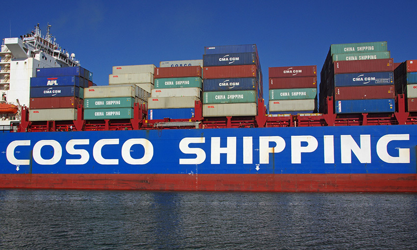US Military blacklists COSCO