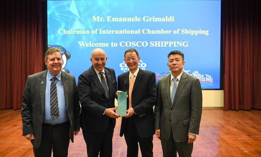 ICS strengthens ties with China Shipowners' Association