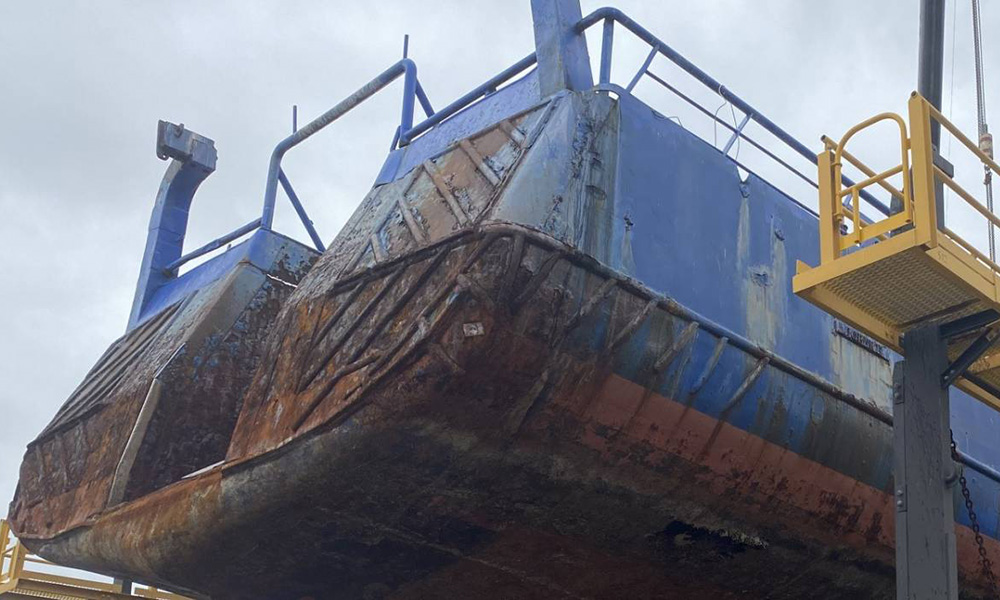 TasPorts confirms deconstruction of Corvina completed