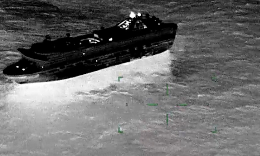 Cruise ship rescues two in Bass Strait