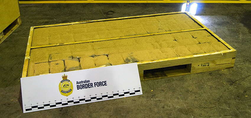 Large cocaine cargo hidden in shipping container