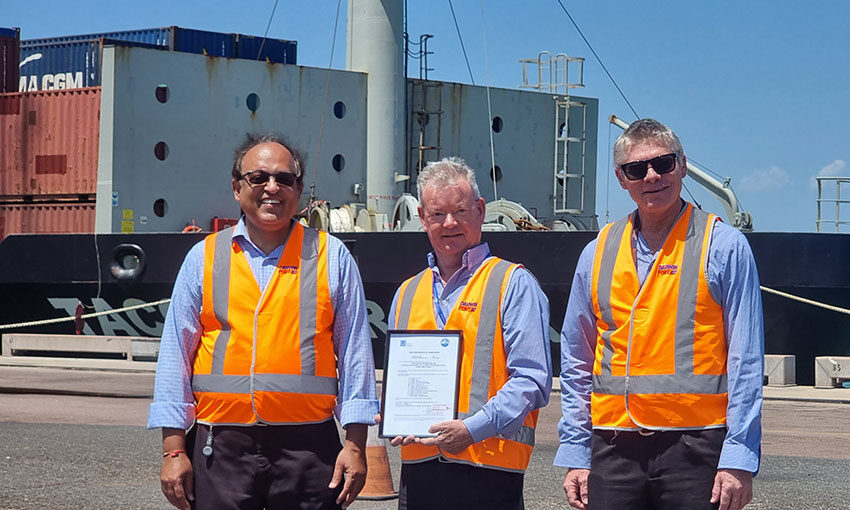 Darwin marine pilots gain international safety certification