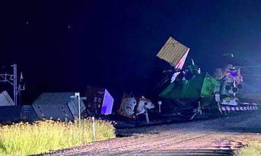 Recovery underway at train collision site