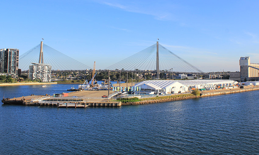 Building work starts on Glebe Island infrastructure