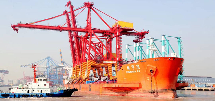 Patrick cranes depart China