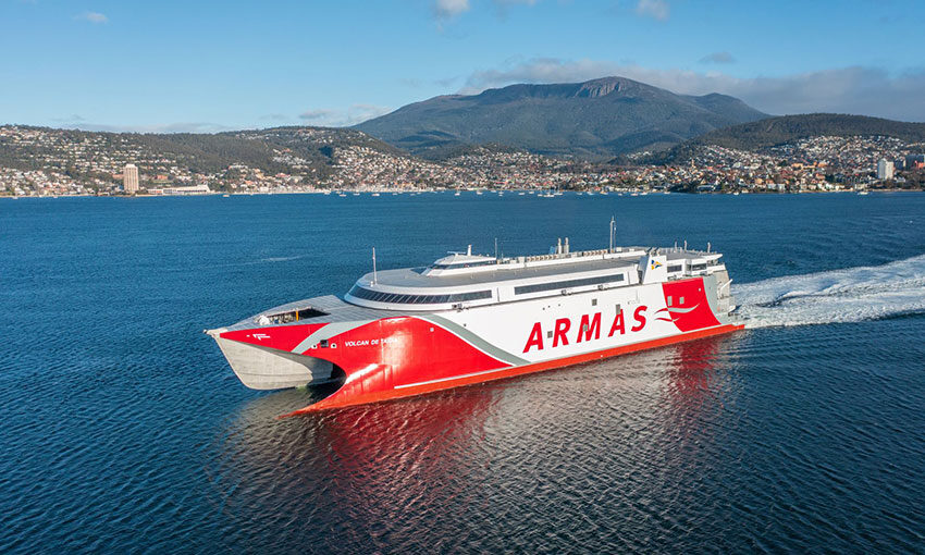 Australian shipbuilder delivers 111-metre catamaran