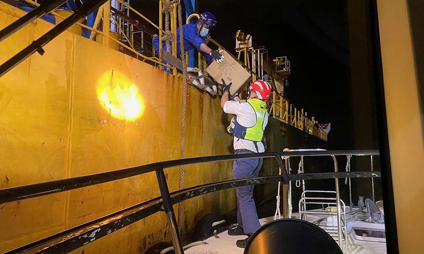 Brisbane mission and pilots team up to help Inge Kosan seafarers