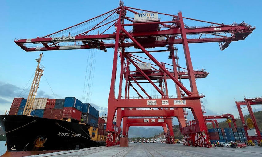 Operations begin at new Timor-Leste port