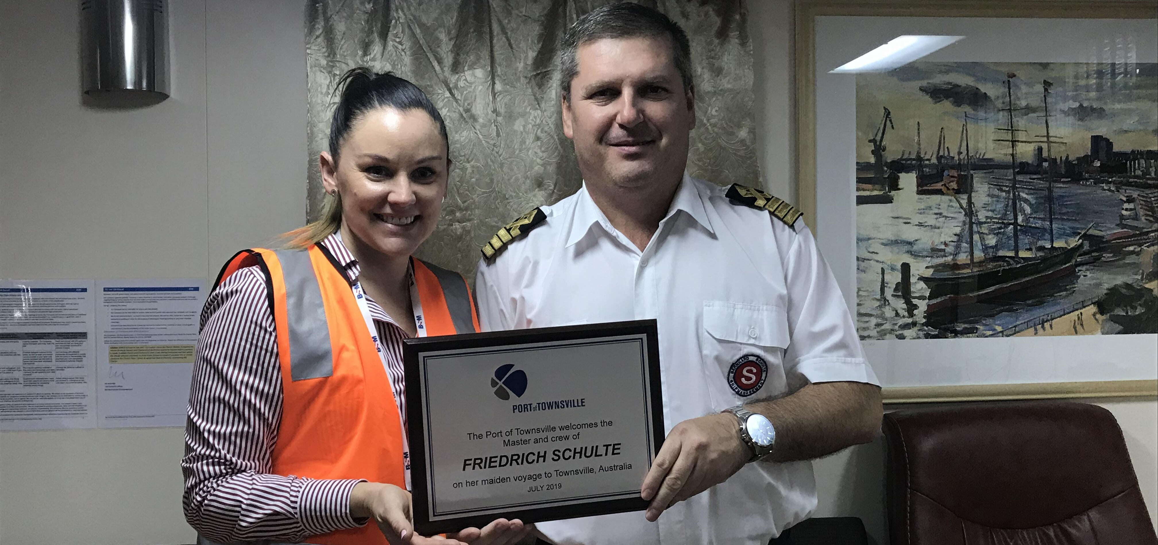 New bulker welcomed in Townsville