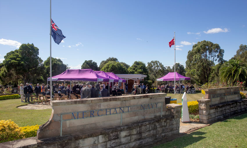 56th annual commemoration at the Merchant Navy Memorial in Sydney