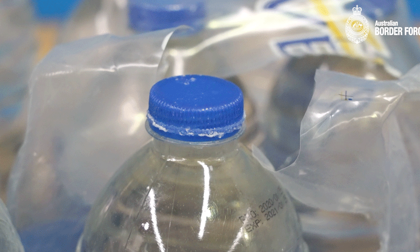 Two charged following seizure of $80m shipment of liquid meth