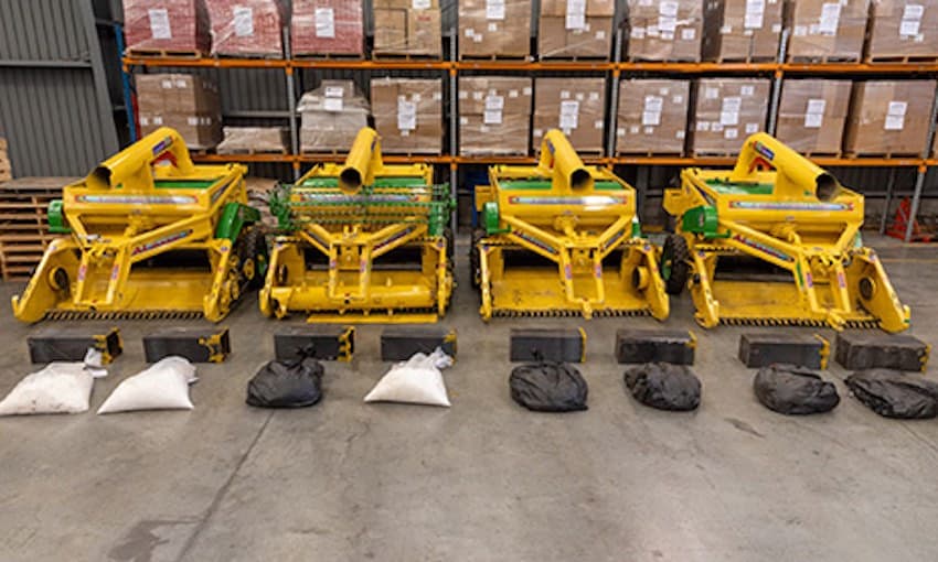 Nine arrested over 200kg meth haul at NZ port