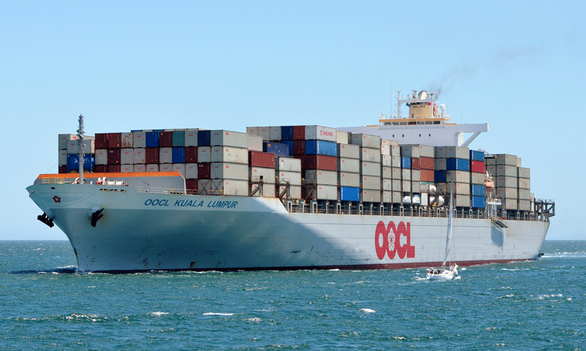 OOCL revenue declines in last quarter