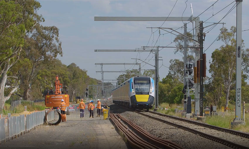 Construction begins on Melbourne Port Rail Shuttle connection