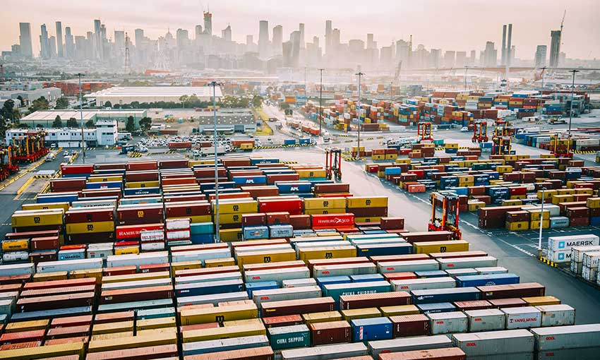 Melbourne container trade down in September