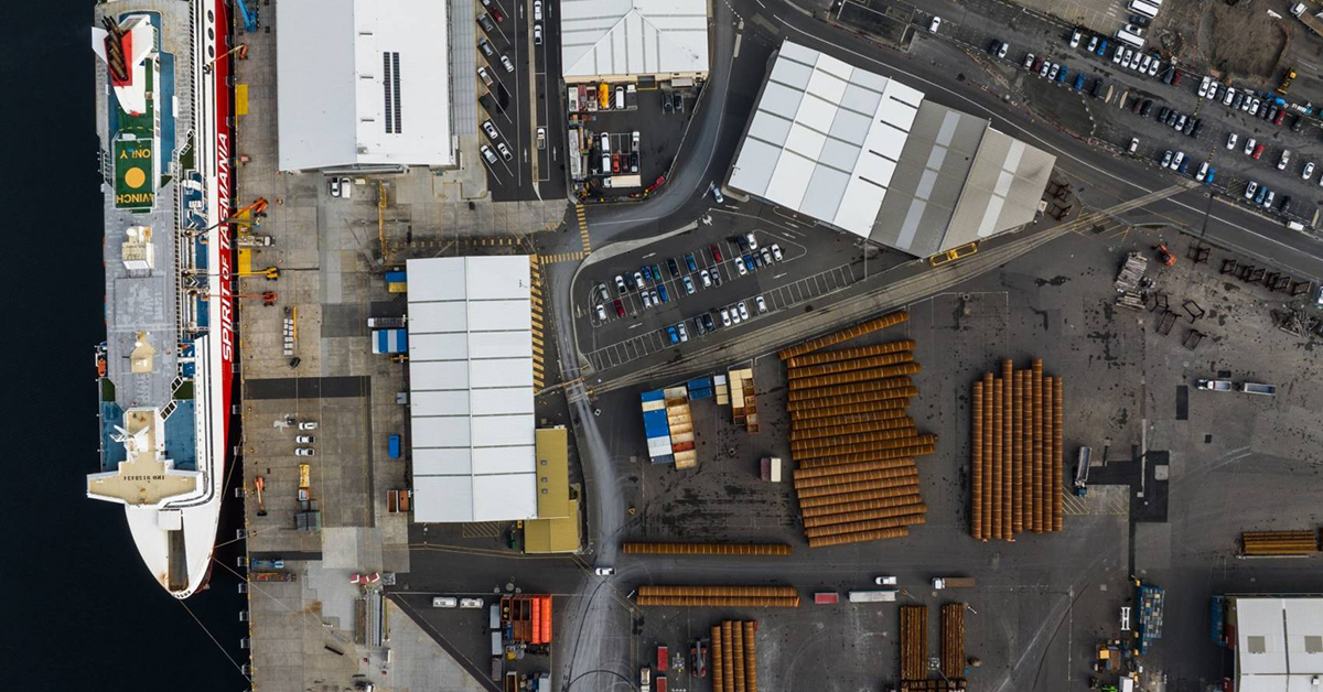 Port of Hobart. Image: TasPorts