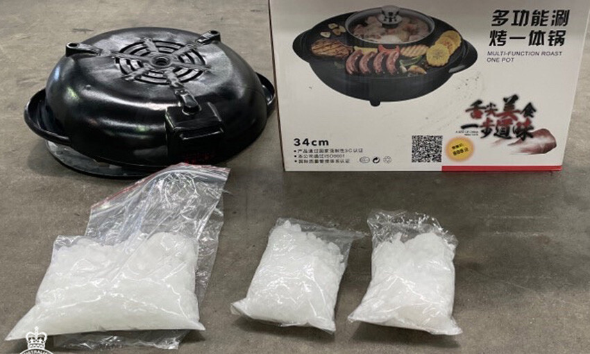 Drugs hidden in sea cargo BBQs intercepted at Port Botany