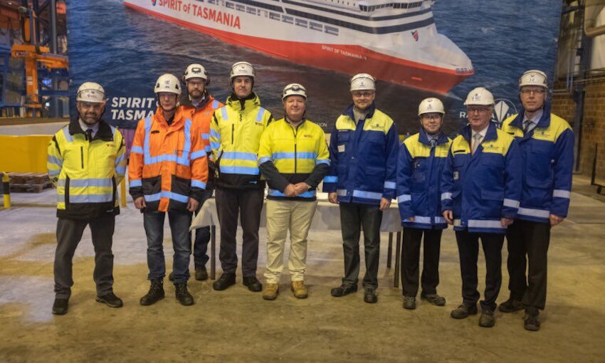 Construction begins on Spirit of Tasmania V