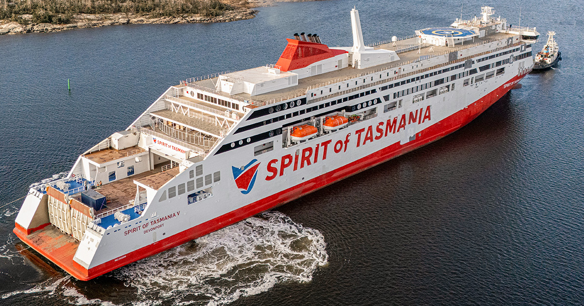Spirit of Tasmania V Image: Rauma Constructions