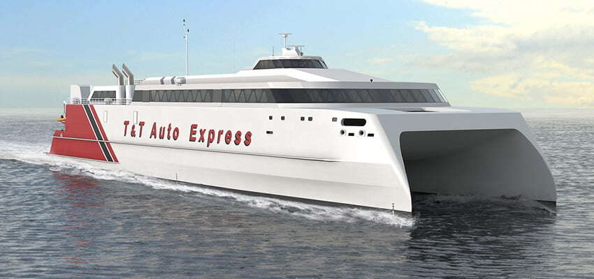 Austal building a big, fast cat for Trinidad and Tobago