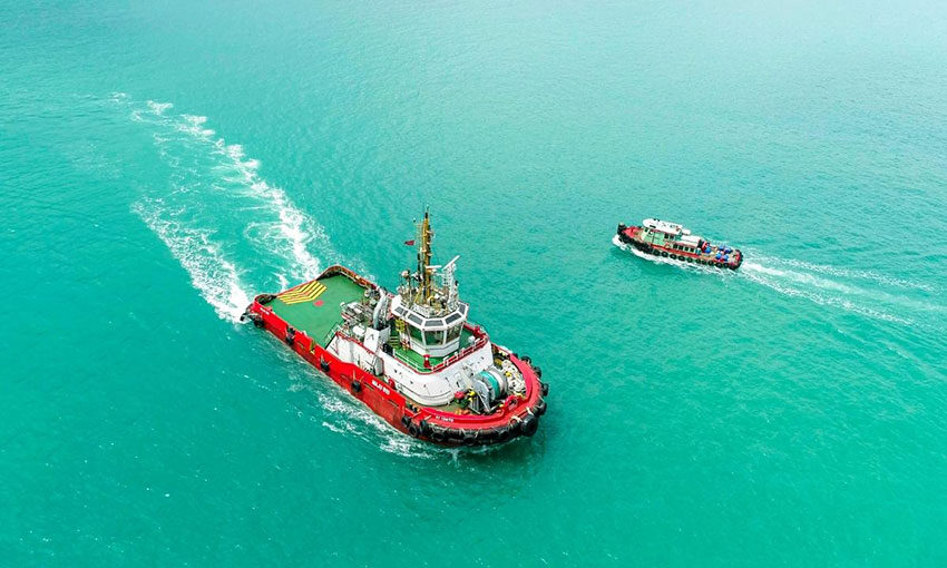 Autonomous tug completes collision avoidance trials