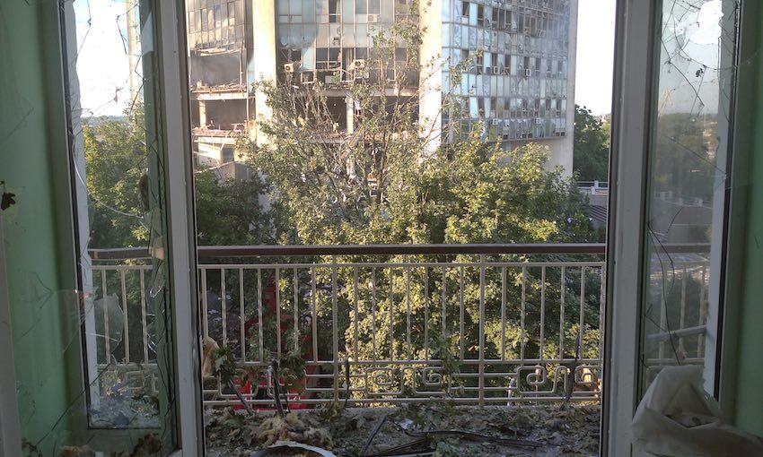 Drone attack hits Ukrainian seafarers centre