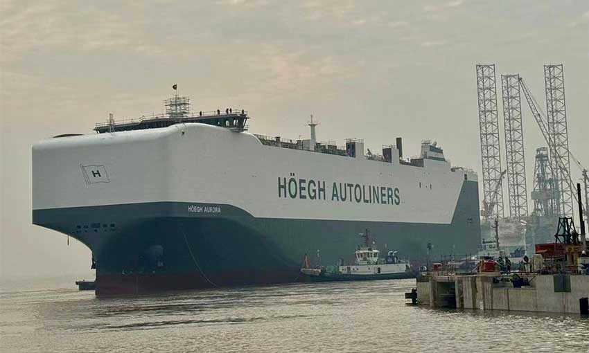 First of Höegh's Aurora class launched