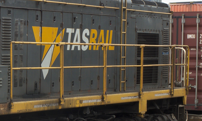 Collision cuts TasRail services