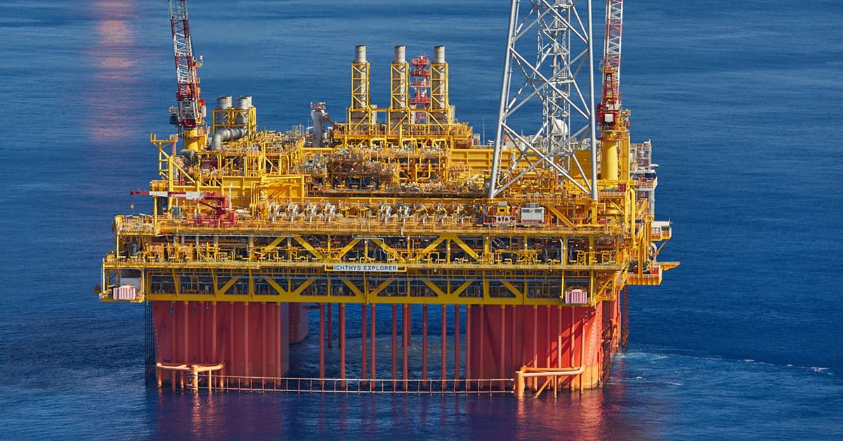 Ichthys LNG project. Image: Inpex