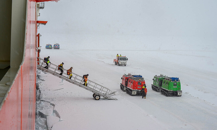 Nuyina returns to Tassie after Antarctic voyage