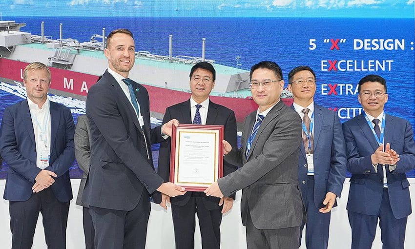 Design for world's largest LNG carrier granted AiP