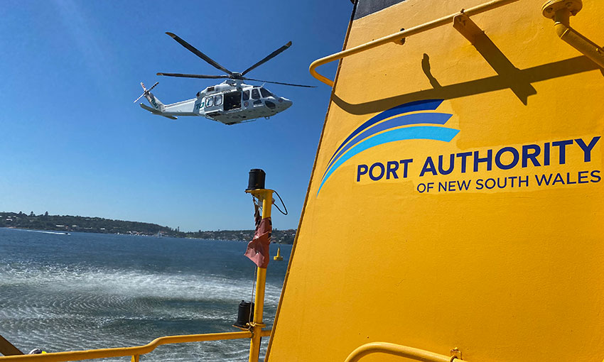 PANSW and partners carry out air and sea emergency training