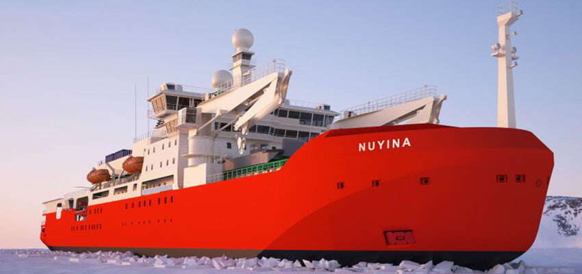 Australia’s shiny, new icebreaker to hit Antarctic waters in 2022