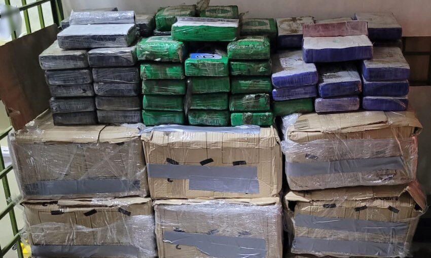 Two charged over attempt to import 460kg of cocaine