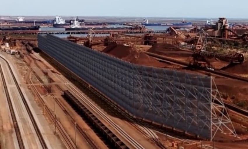 Port Hedland will soon be home to Australia's first wind fences